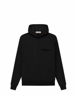 Essentials black hoodie