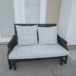 Rocking Patio Bench