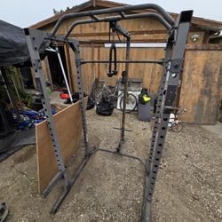 Squat Rack With Pull Down Gym