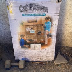 Cat Play Pen New