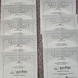Bradford Exchange - Harry Potter Ultimate Pin Collection with COAs (2 of 3)