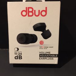 DBud Volume Adjustable Earbuds
