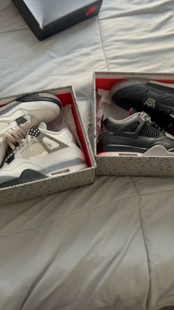 Jordan 4 white cement