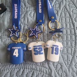 Cowboys & SF49ers Key Chains