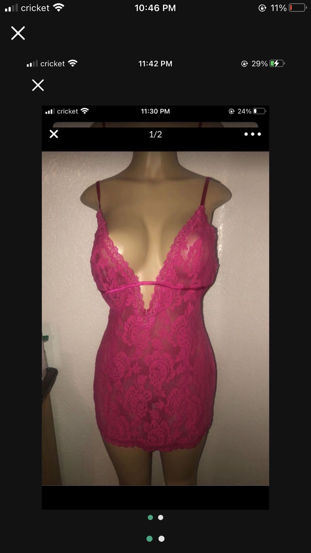 Victoria Secret Babydoll Size Large