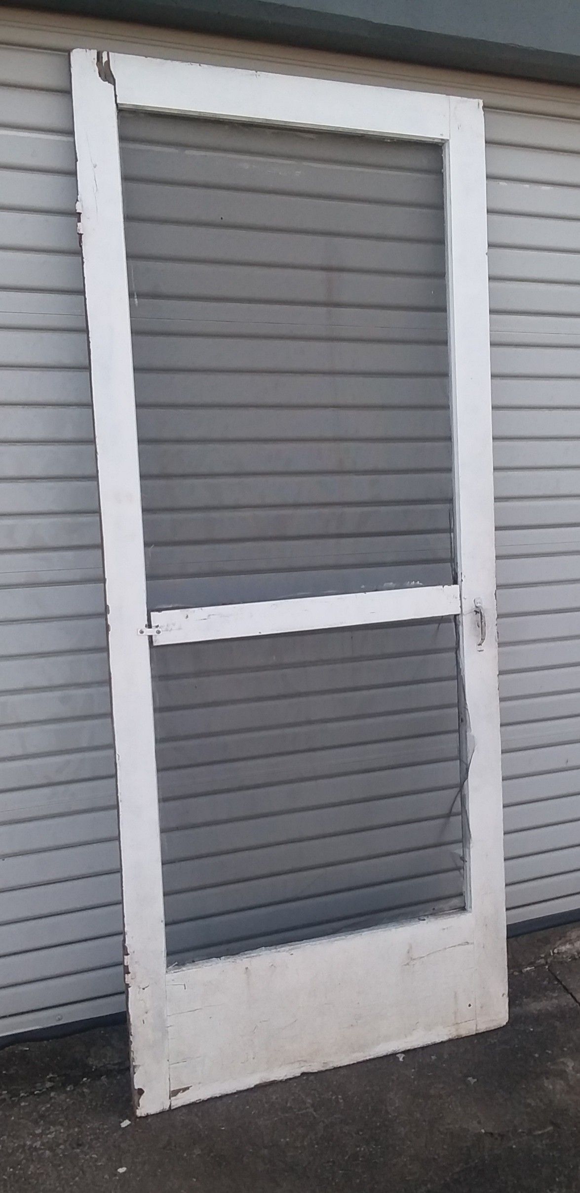 Old Vintage Wood Screen Door DIY Project Great Prop Makeover Piece