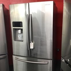 Samsung 28 Cu Ft Stainless Steel French Door Fridge. 1 year Warranty 