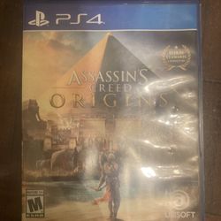 (Read Description)Assassins Creed Origins/Nathan Drake Collection (ps4 Edition.) Slightly Used 