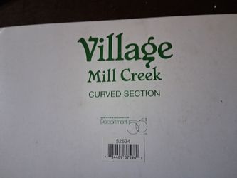 Department 56 mill creek curved section # 52634