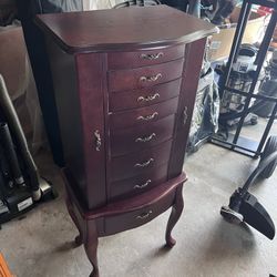 Jewelry Armoire Standing Cabinet