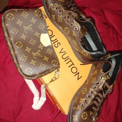 LV Set Shoes Handbag 