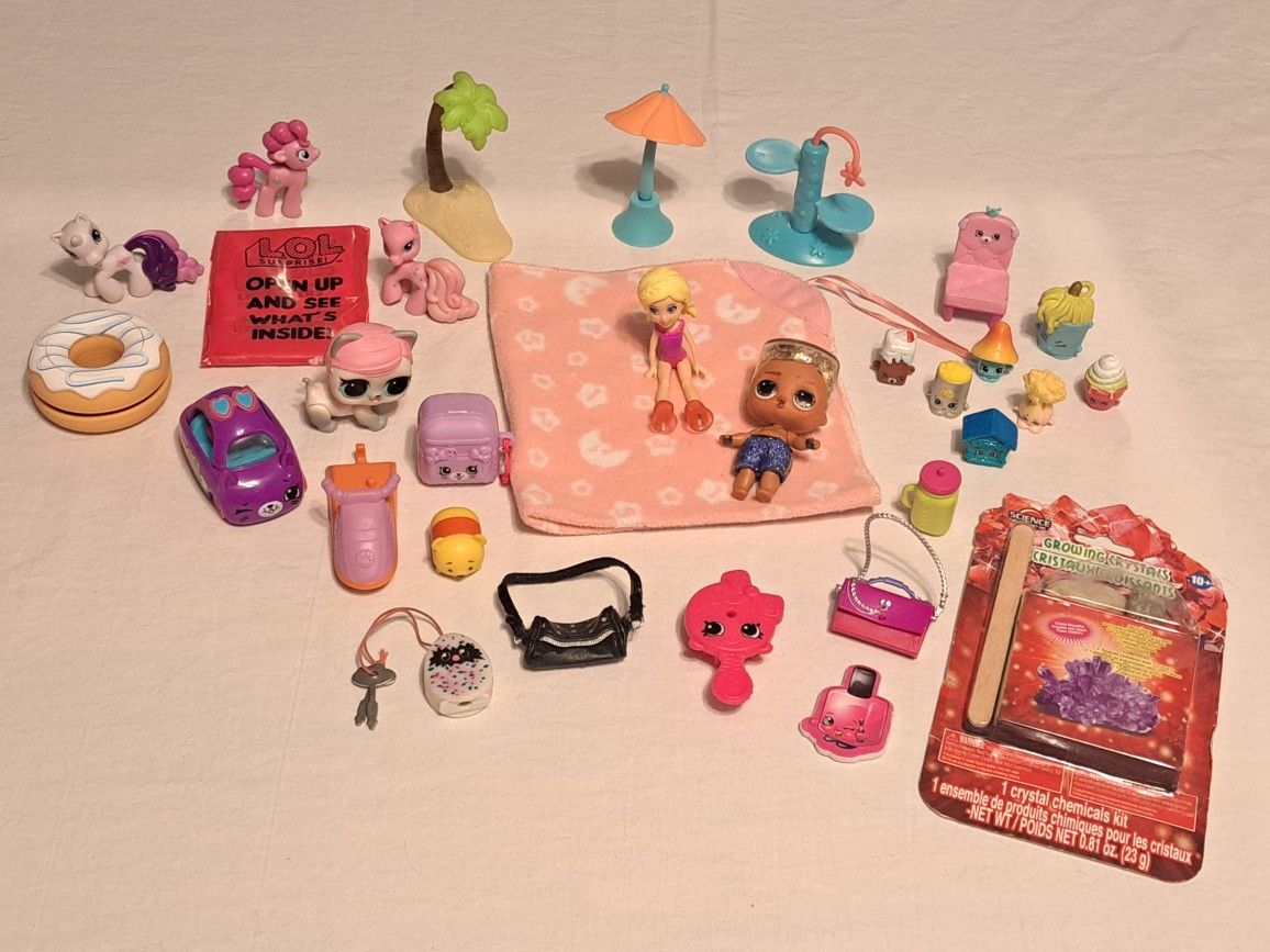 Girls Toys Bundle LOL Shopkins My Little Pony And More