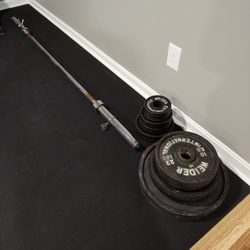 Olympic Weights And Barbell 