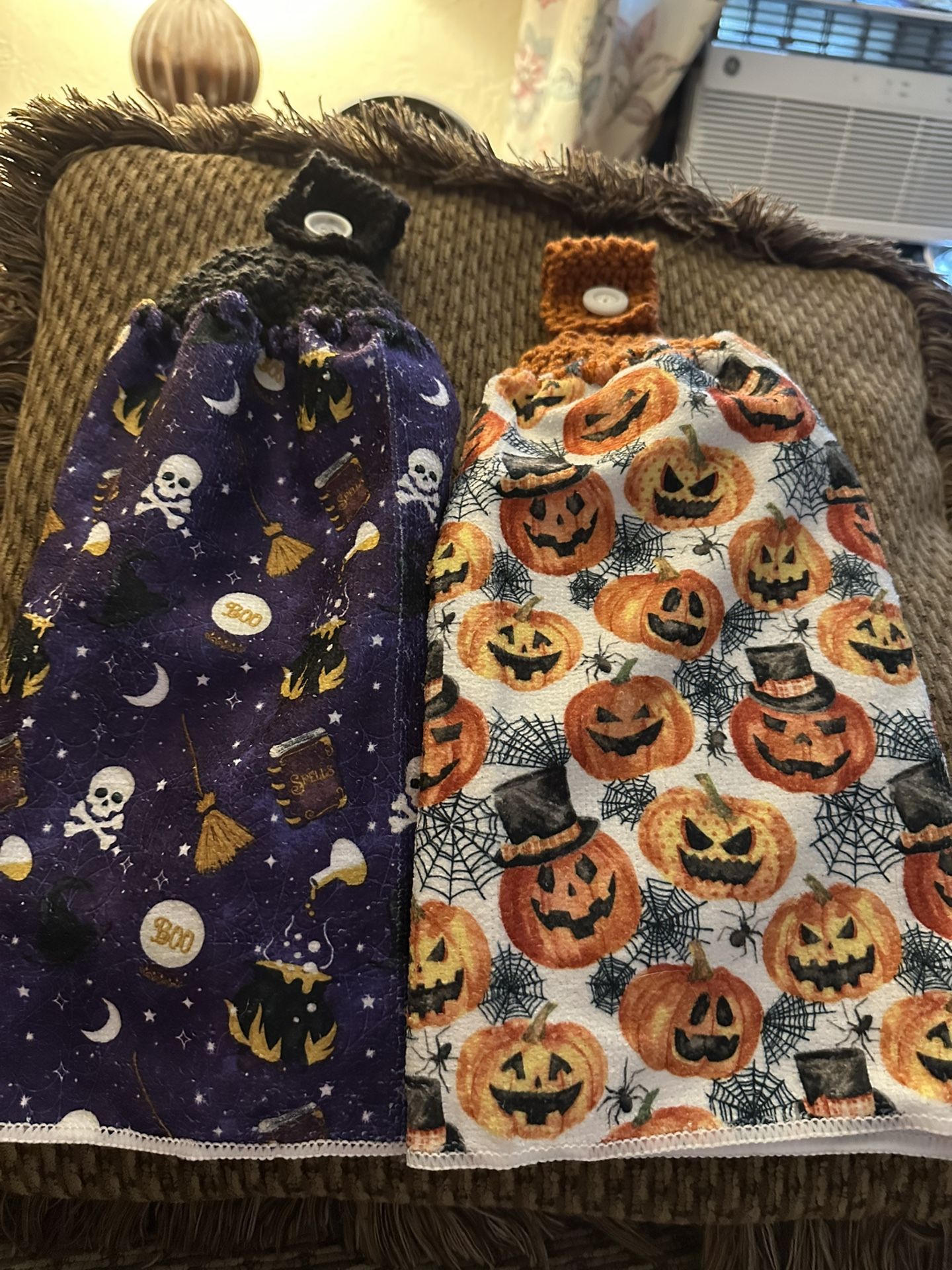Handmade Halloween Towels On Full Towels 