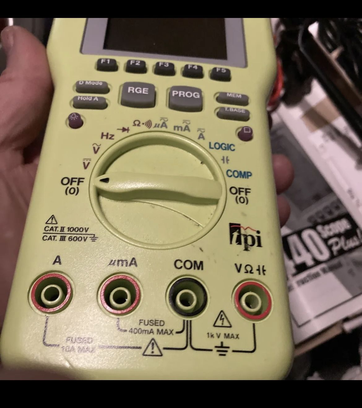 Test Products International TPI Scope Plus 440 Oscilloscope/True RMS