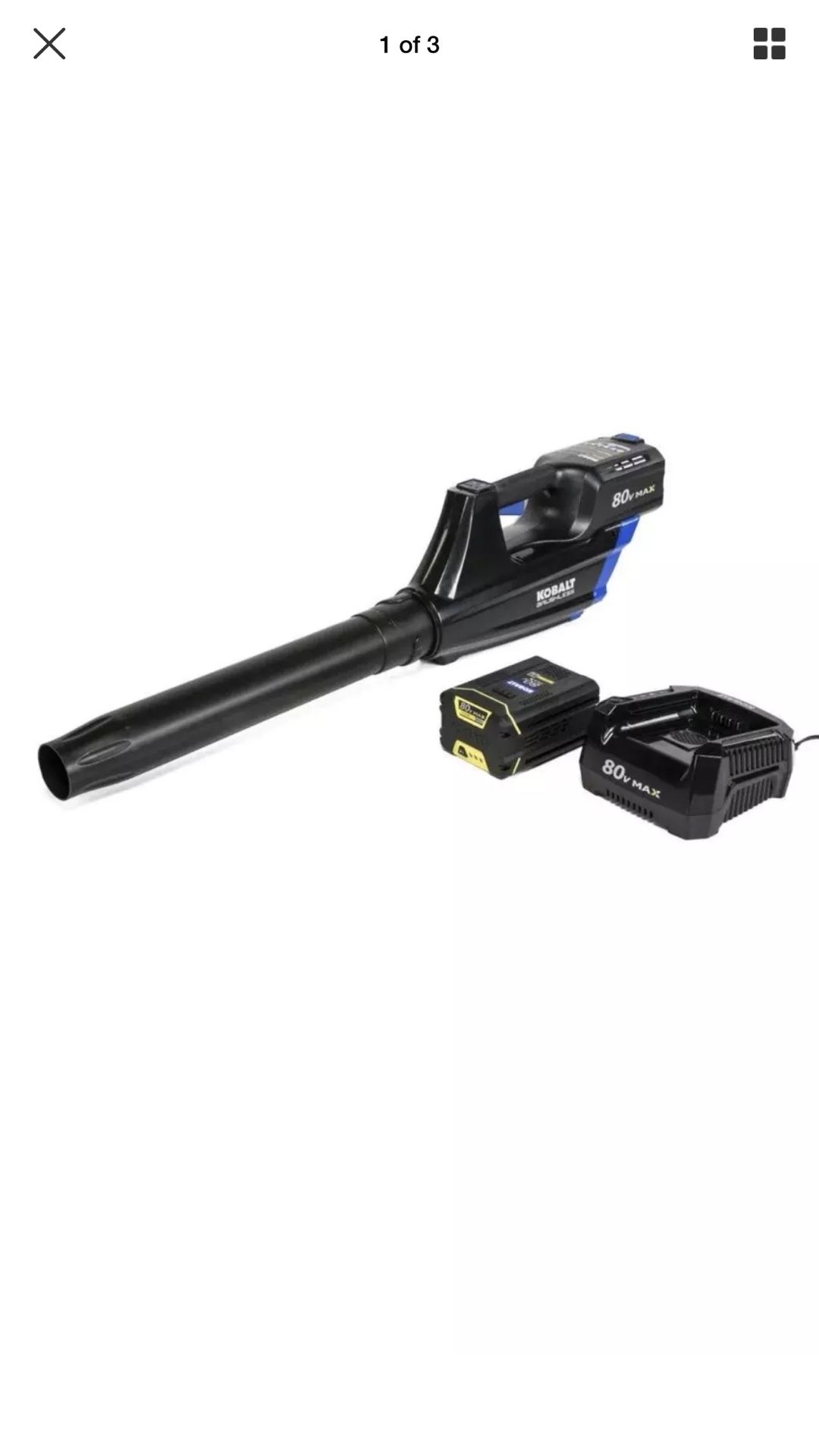 Brand new kobalt leaf blower