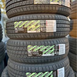 215/70/15 VANTAGE  TIRES (4 TIRES NEW) INCLUDED INSTALLATION AND BALANCING 