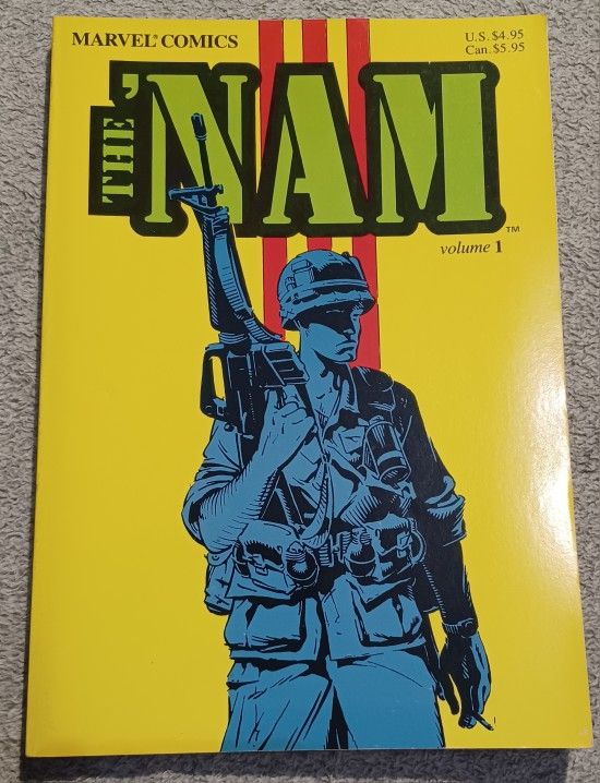 The Nam Paperback Comic Vol 1 Marvel Stan Lee 1987 Excellent Condition