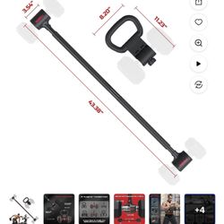 Dumbbell to Barbell Converter and kettle bell handle