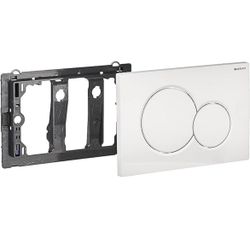 Geberit  115.770.11.5  Sigma 01 Dual Flush 1.6 / .8 GPF Actuator Plate - White