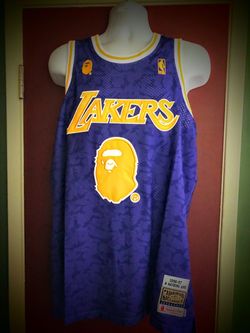 Los Angeles Lakers #93 A Bathing Ape NBA Basketball Jersey -S.M.L.XL.2X