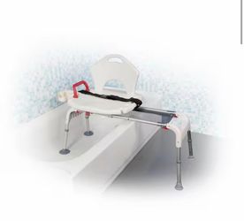 Drive Medical 20 in. W x 42 in. D Folding Universal Sliding Transfer Shower Seat