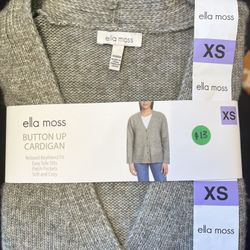 Ella Moss Button Up Cardigan 