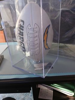 Chargers Football With Autograph 