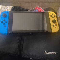 Nintendo Switch W/4games