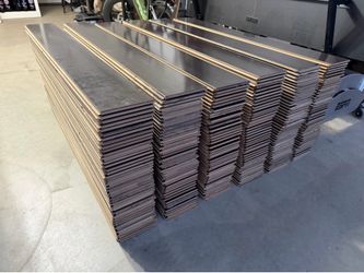 Beautiful Dark Brown Laminate Floor