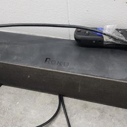 Roku TV Sound Bar Works Perfect And Includes Remote