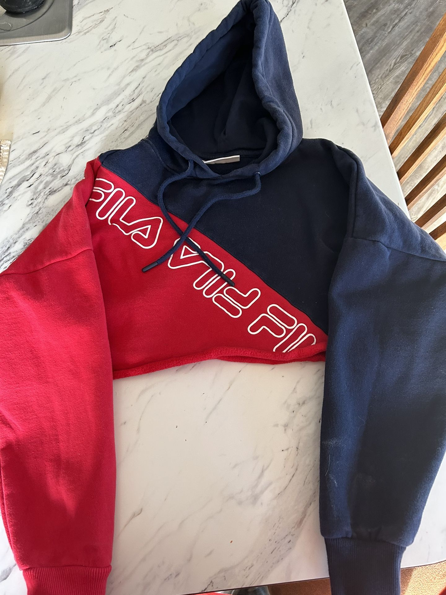 Long Sleeve Sweatshirt Crop Top
