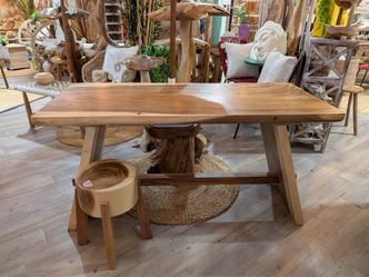Natural live edge table