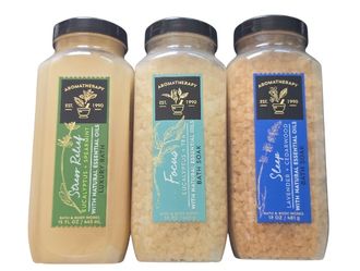 NEW Bath & Body Works Aromatherapy Luxury Bath (Stress Relief) & Bath Salt  (Sleep & Focus) Bundle 