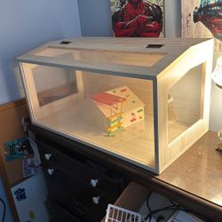 Hamster Cage With Little Hideout