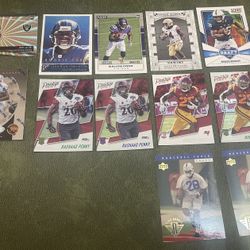 Lot of 12 NFL Rookie Running Back Hall Of Fame/ Star Lot