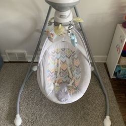 Fisher-Price Sweet Snugapuppy Dreams Cradle 'n Swing  $50