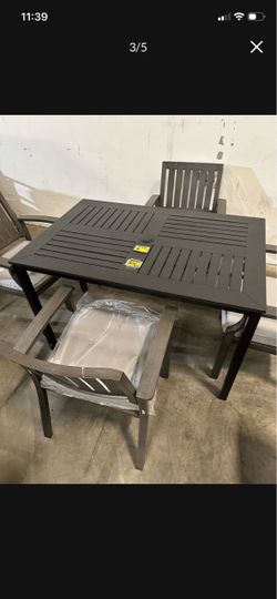 New 5 pcs Outdoor Patio Dining Table Set