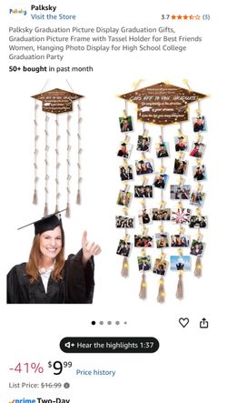 Graduation picture display
