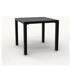 Square Black Accent Table 