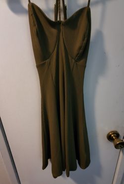 Olive Green Dress 