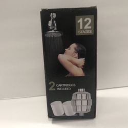 Universal Shower Filter 12-stage Filtration 2 Cartridges