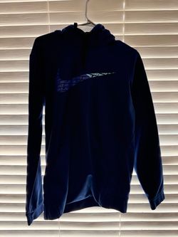 Dryfit Nike Pullover Hoodie Navy Blue