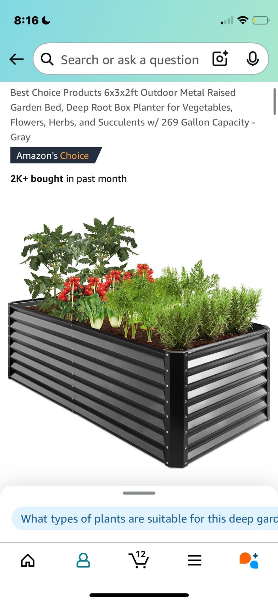 Brand New Raised Garden Bed
