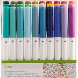 Cricut Ultimate Fine Point Pen Set, 0.4mm Fine Tip Pens 