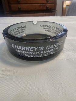 Antique Ashtray Sharkey's Casino