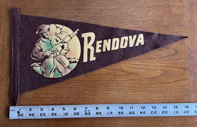 Vintage US Navy WWII Rendova Pennant