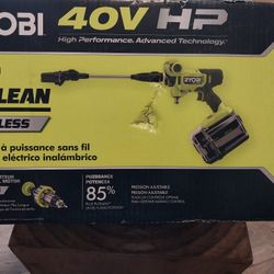 RYOBI 40V HP 600 PSI KIT