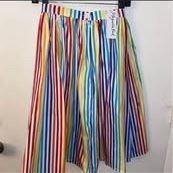 Magnolia Park, Unique Vintage Rainbow Pinstripe Full Skirt. NWT 4XL SOLD OUT and no longer available.