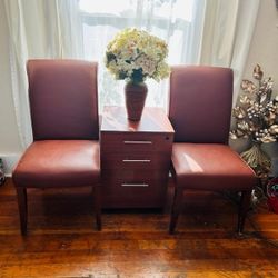$129 Each Beautiful Leather Chair 